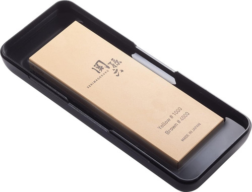 貝印 KAI 関孫六 コンビ 砥石 包丁 研ぎ器 #1000#4000 収納 ケース 付