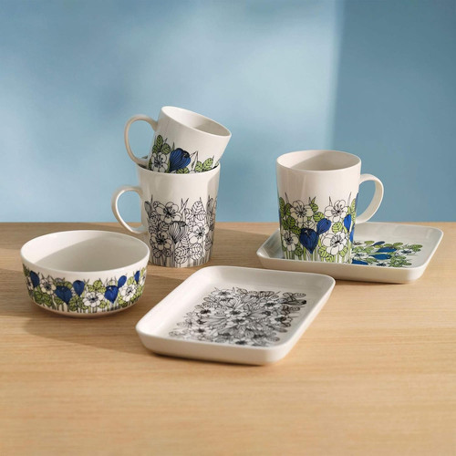正規輸入品】 アラビア 食器 クロッカス プレート 皿 15×19cm