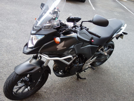 故障?エンジンが始動しなくなったバイク、ホンダ・400Xの出張修理に京都市南区方面にお伺い。