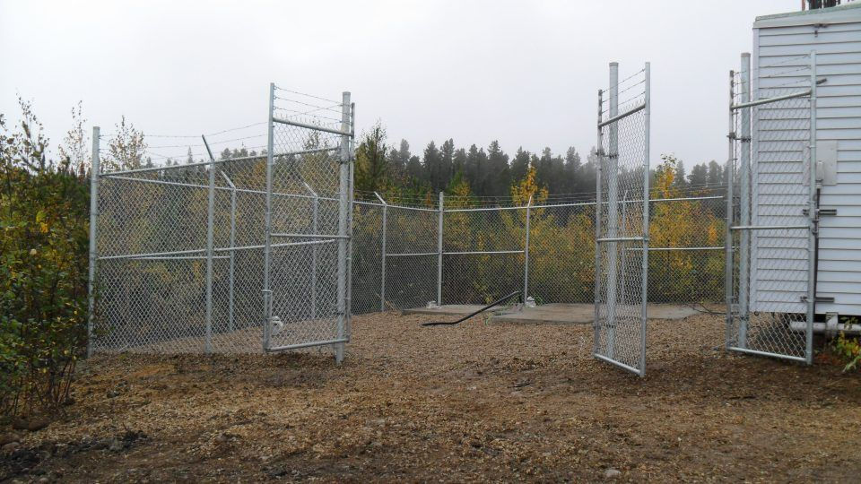 Industrial property fence