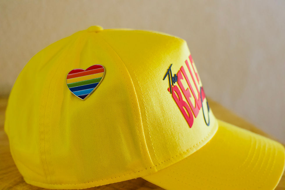 Thumbnail: Rainbow Heart Hat Pin