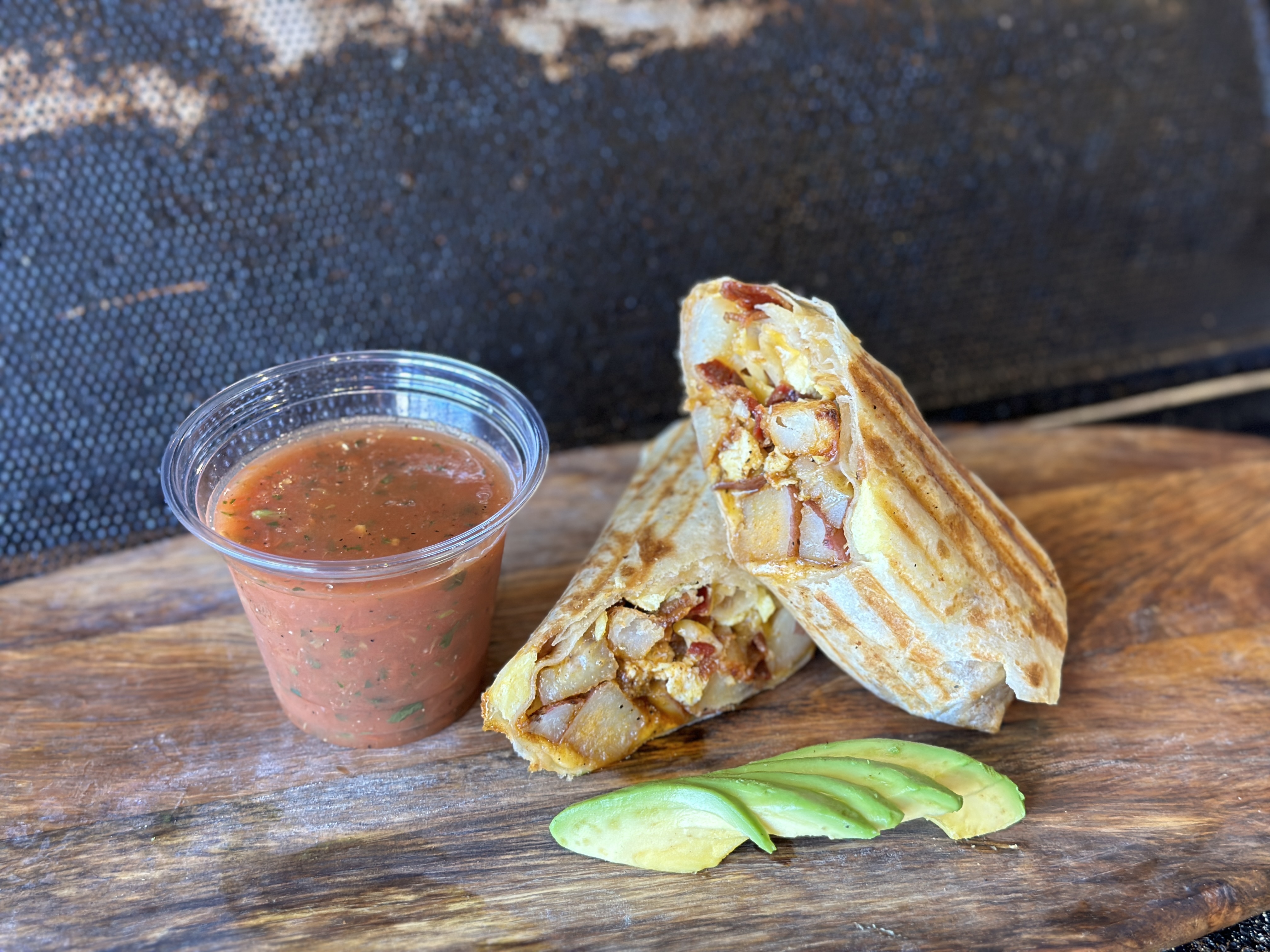 Arranged Food and Objects