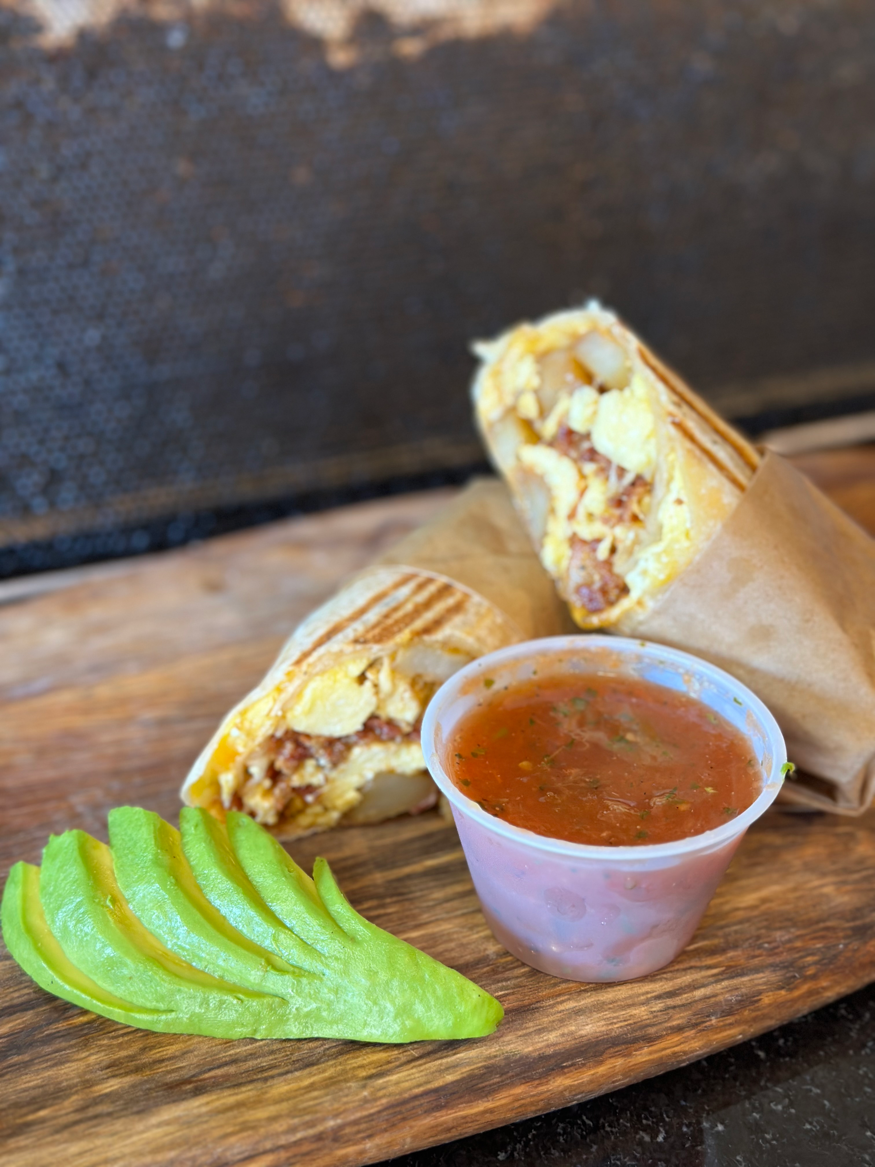 Arranged Food and Objects