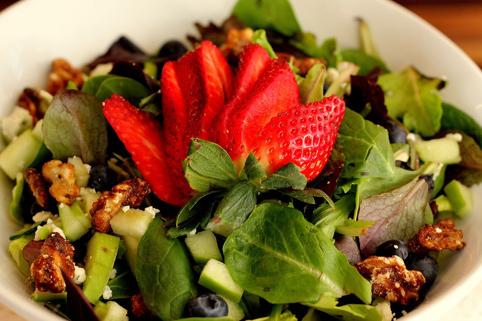 Arranged Food and Objects