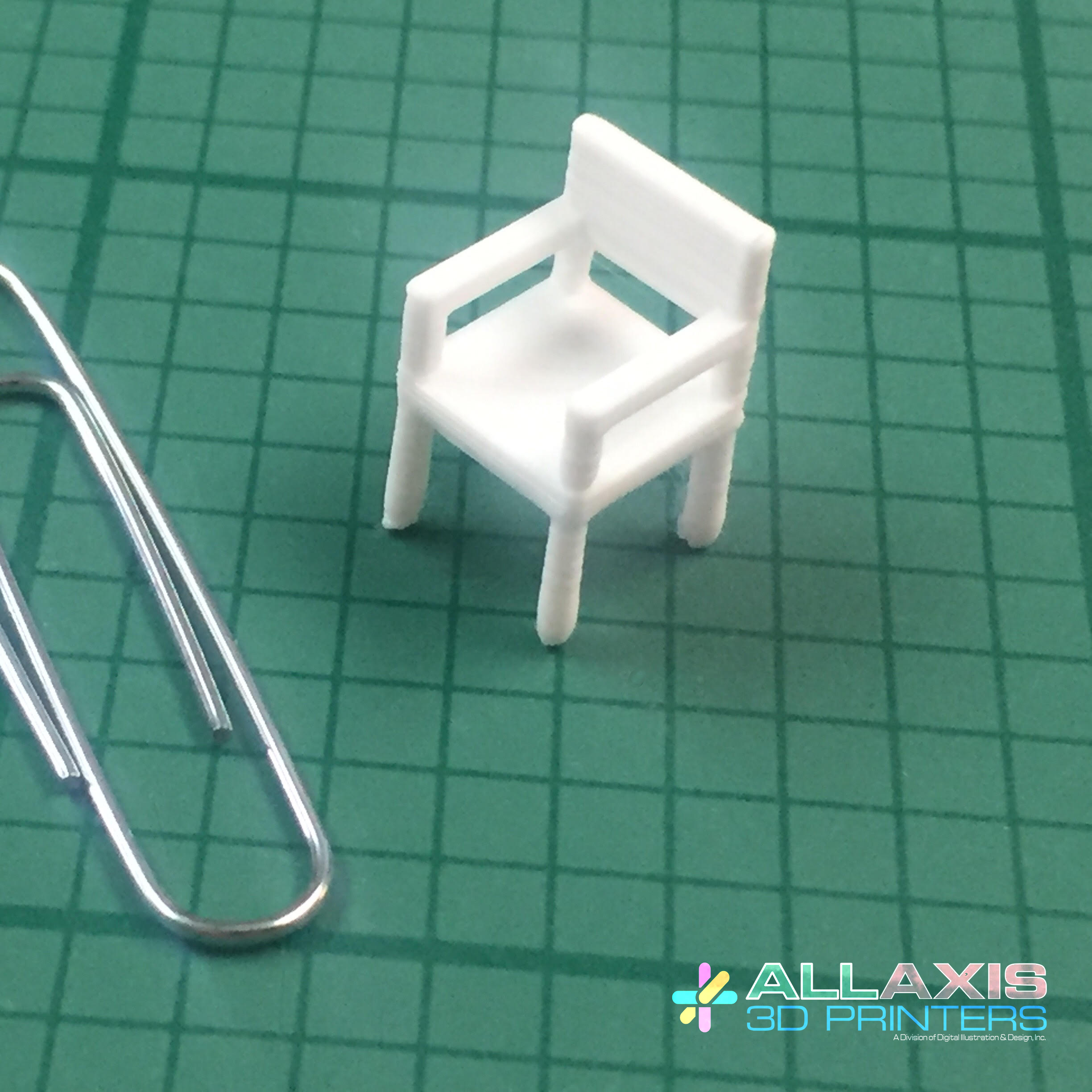 small 3D printed chair