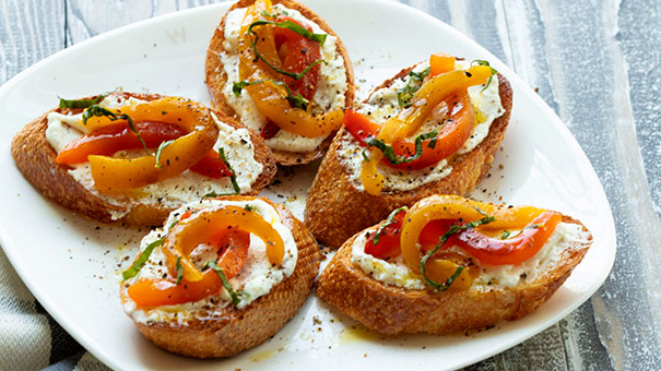 Arranged Food and Objects