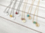 Thumbnail: Just For You Single Birthstone and Initial Necklace