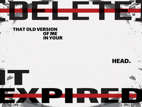 'Delete That Old Version...It Expired' [Graphic Art]