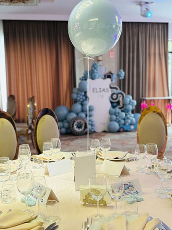baloane cu heliu, decor mese