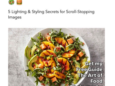 Free Food Photography Guide | Styling, Lighting & Composition Tips – Kristen Hess, The Artful Gourmet