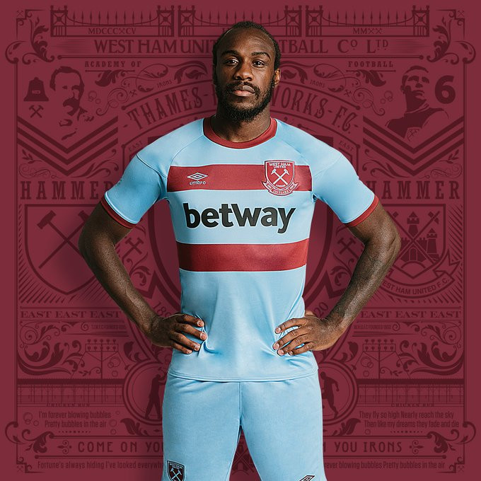 West Ham away kit Premier League 2020/2021