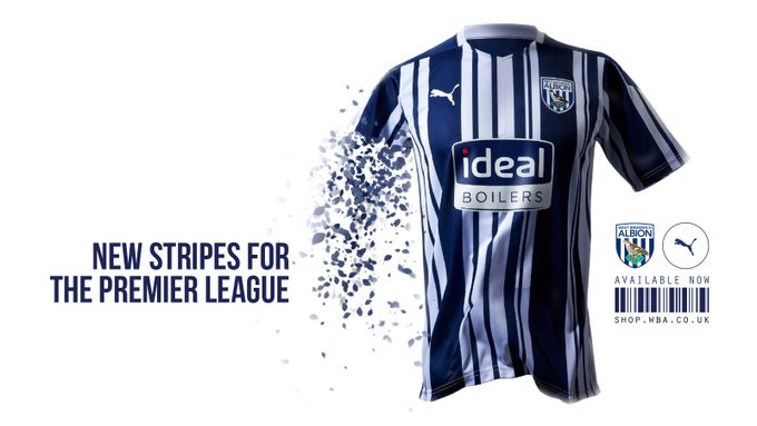 West Brom Premier League kit 2020/2021