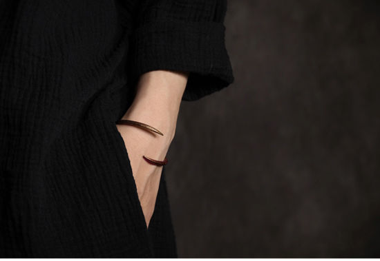 Thumbnail: Copper Bracele Punk Bangle Viking
