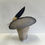 Thumbnail: Navy and White Dior-esque Saucer with Dipped Navy Feather and Gold Beads