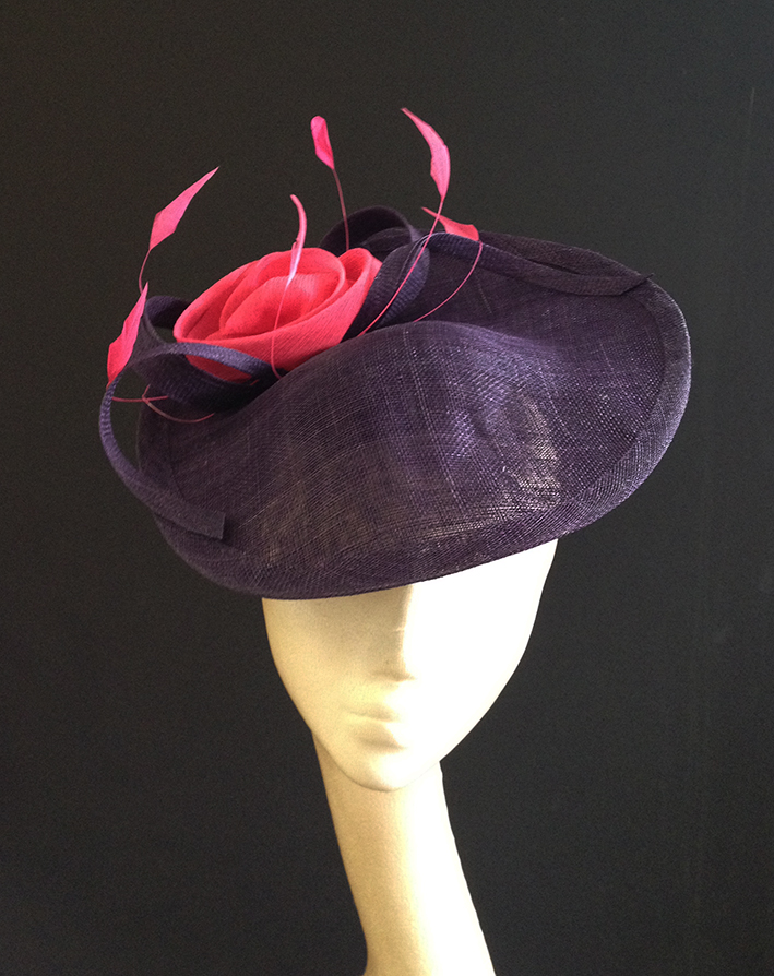 Purple & Cerise Saucer