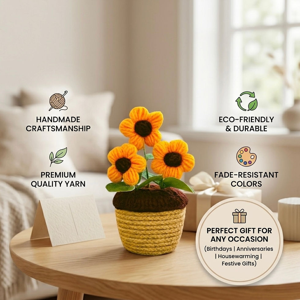 Thumbnail: Daisy Brown Pot with Threaded Pot 