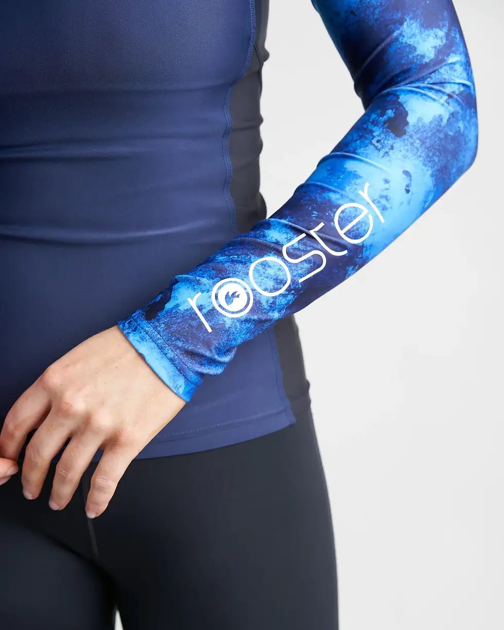 Miniatura: WOMENS RASH TOP LONG SLEEVED - BLUE