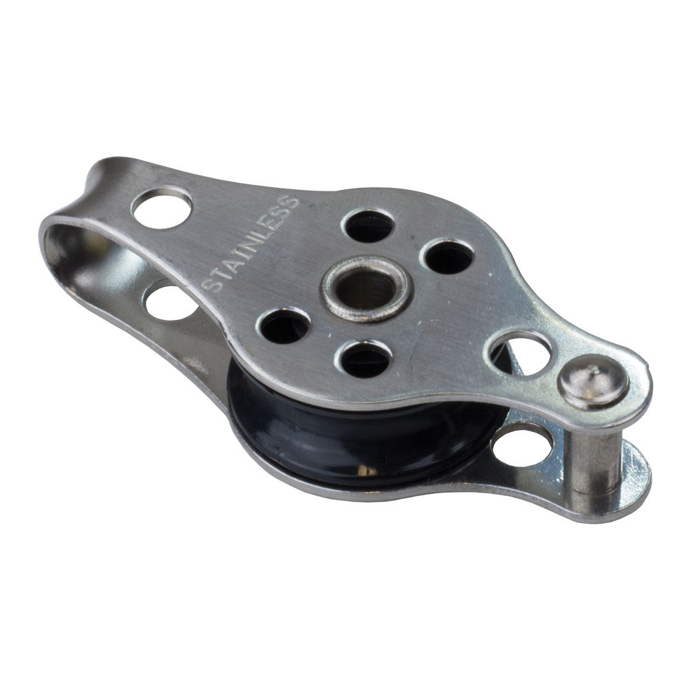 HALYARD BLOCK WITH 22MM SHEAVE AND BECKET