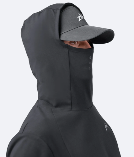 Miniatura: Mens ZhikMotion UPF50+ Long Sleeve Hooded Top