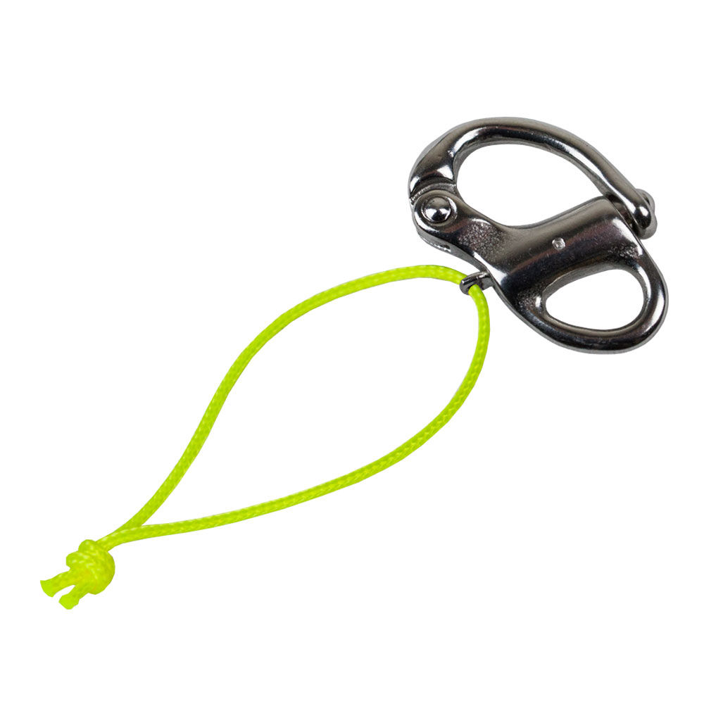 STAINLESS STEEL SNAP SHACKLE WITH LOOP