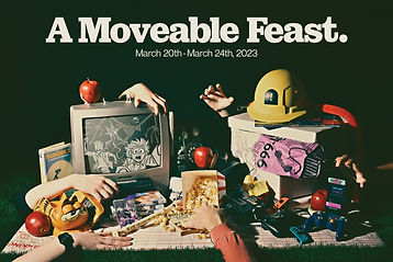 A Moveable Feast Postcard Front