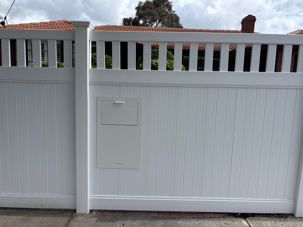 Semi-Private PVC Fencing