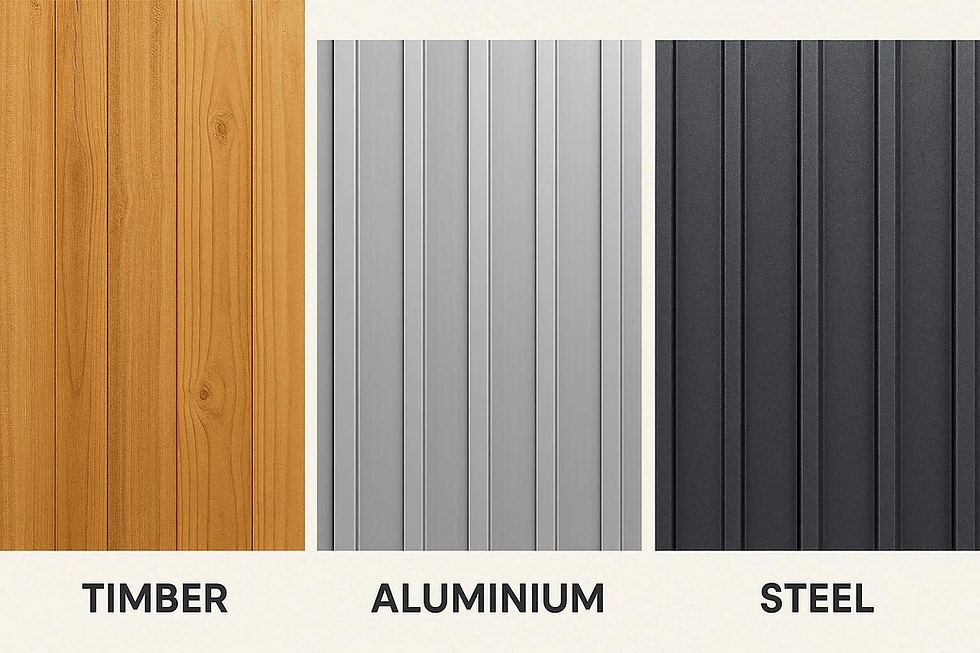 Fence Material Comparison: Timber vs Aluminium vs Steel