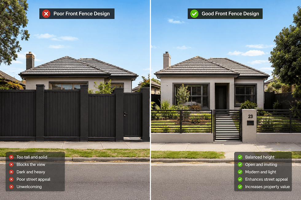 Front Fence Design Mistakes That Can Make a Home Look Smaller
