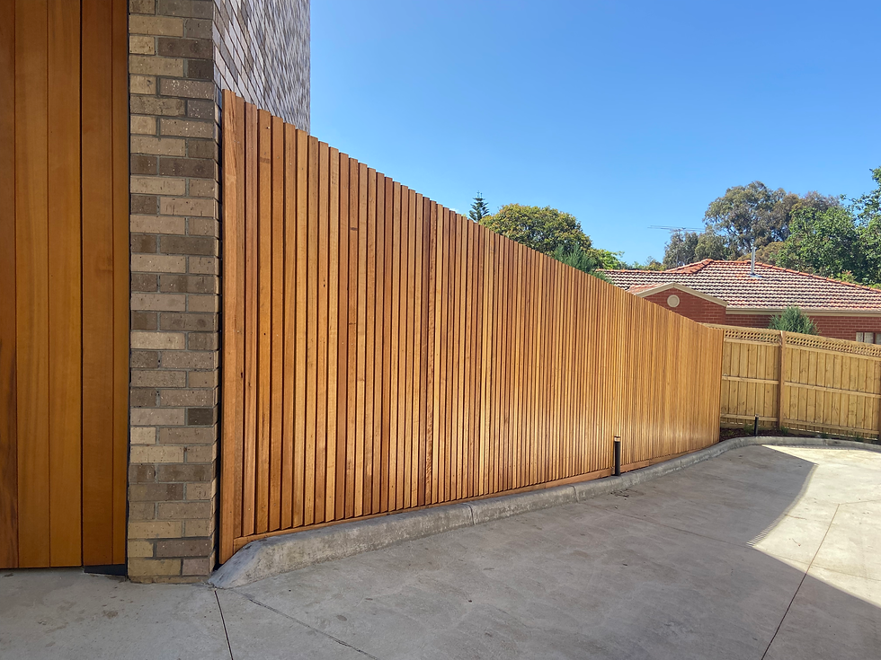 Timber Front Fences