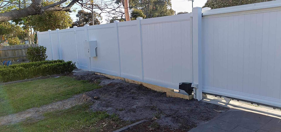 PVC (Vinyl) Front Fences