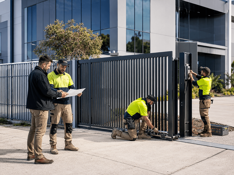 LATITUDE Fencing & Gates is a trusted fencing and gate contractor in Melbourne, specialising in tailored commercial fencing and gate solutions.