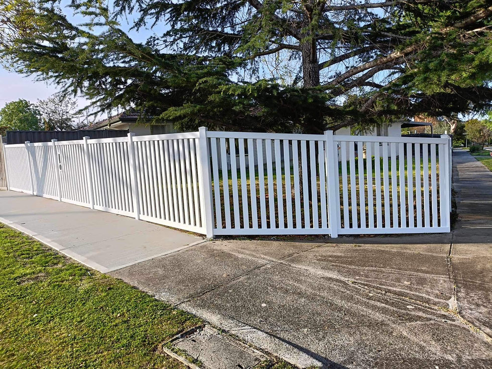 PVC Front Fences