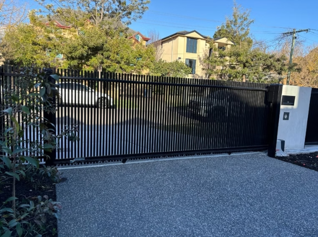 Steel Frame Sliding Gates – Strength with Style