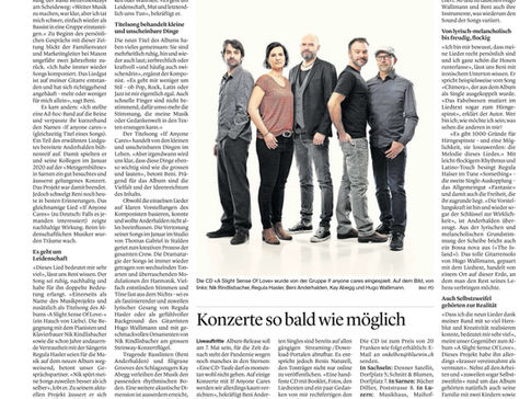 Danke Primus Camenzind und Obwaldner Zeitung für diesen tollen Bericht!