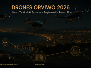 Cómo ORVIWO usa drones, IA y conectividad táctica para proteger vidas, infraestructura y territorio en Puerto Rico, el Caribe y Latinoamérica.