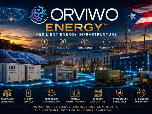 ORVIWO Energy™ integrates microgrids, BESS, resilient power, cybersecurity, edge computing and AI-assisted energy intelligence for critical infrastructure.