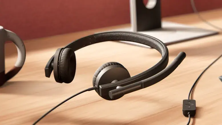 תמונה ממוזערת: Logitech H570e USB Wired Headset Stereo (981-000574)