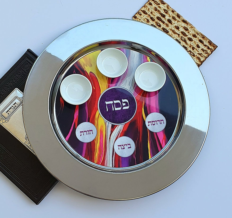 Thumbnail: Silver Seder Plate