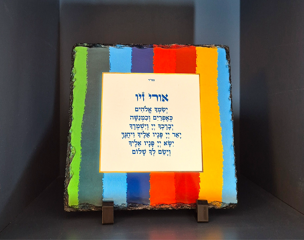 Thumbnail: Blessing for Males - Hebrew