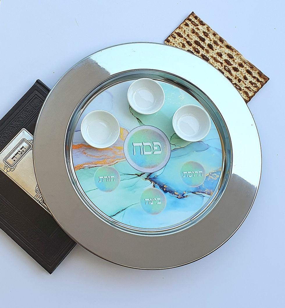 Thumbnail: Silver Seder Plate