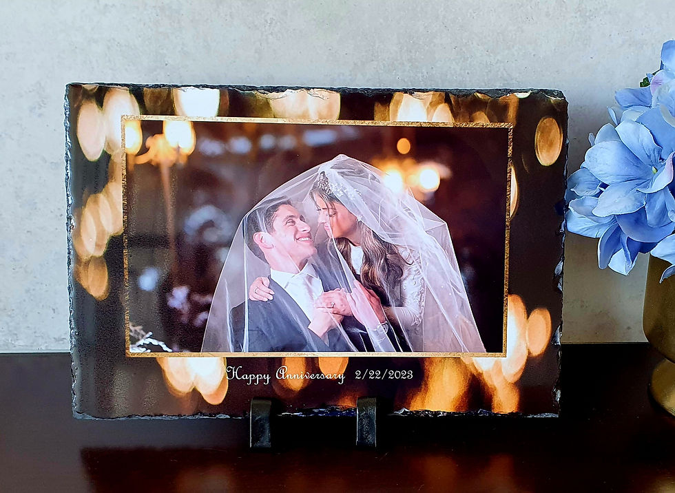 Thumbnail: Customised Photo on Slate