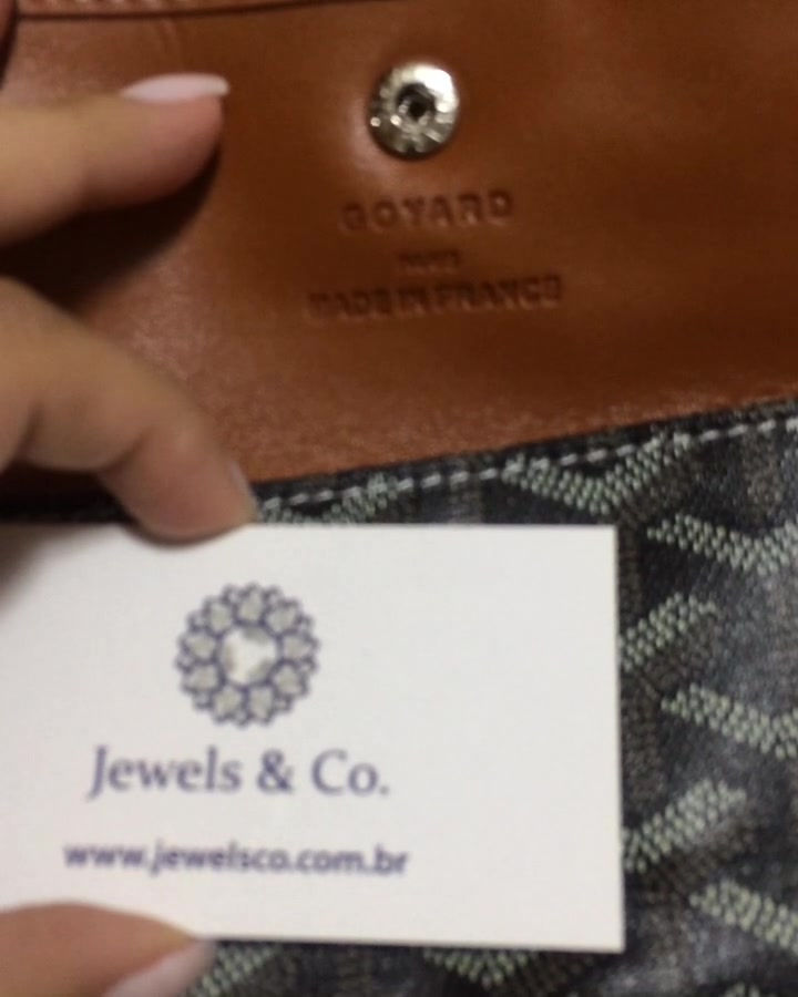 Thumbnail: GOYARD ST. LOUIS PRETA COM CARAMELO M