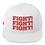 Thumbnail: Fight Hat White Snap