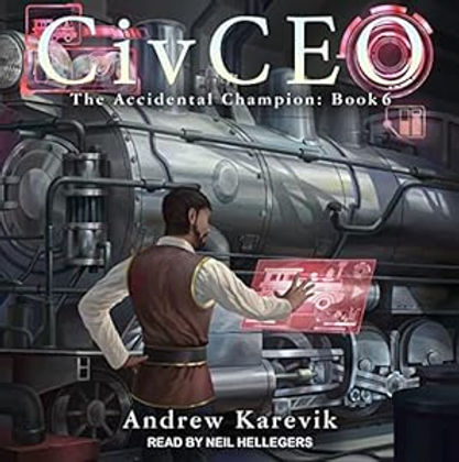 Just when you think things can’t get more intense, CivCEO Book 6 pushes you right back into the air fryer. Charles, our ever-resourceful MC, is now juggling the complexities of international politics and alliances as well as war and dragons. This book really does have a lot of things happening (as it should at this point in a series), with Charles trying to solidify his coalition amidst growing tensions and new enemies lurking in the shadows. (How does this keep on happening?)
What struck me most in this instalment was the introduction of the League of City-States. It felt like a fantasy twist on the United Nations or maybe even the… League of Nations… complete with political manoeuvring and backdoor deals. Trust no one, keep your cards close to your chest etc etc. 
Watching Charles navigate these treacherous waters while trying to keep Tyne’s economy afloat was both nerve-wracking and exhilarating. It reminded me of the delicate balance in Game of Thrones, where one wrong move could mean the end of everything. Without the issues coming in last season though. No comment.
The story’s pace doesn’t let up, and there’s a palpable sense of urgency as Charles and his allies face threats from both within and outside their borders. The stakes have never been higher, and the series does a great job of building tension while also exploring the nuances of leadership and governance. It’s amazing that action and conflict have such a back seat role too, because it seems like we’re almost always on the cusp of something…
Karevik’s storytelling continues to shine, with a narrative that’s both intricate and engaging. I would say this is a must read, but at this point what are you going to do? Skip book 6 and go right into 7? You aren’t fooling anyone. It’s like a roller coaster of political drama, economic strategy, and a dash of magic.
Spoiler alert: as I write this review I’ve already finished the series. Can’t waste good series time on writing these things you know!
