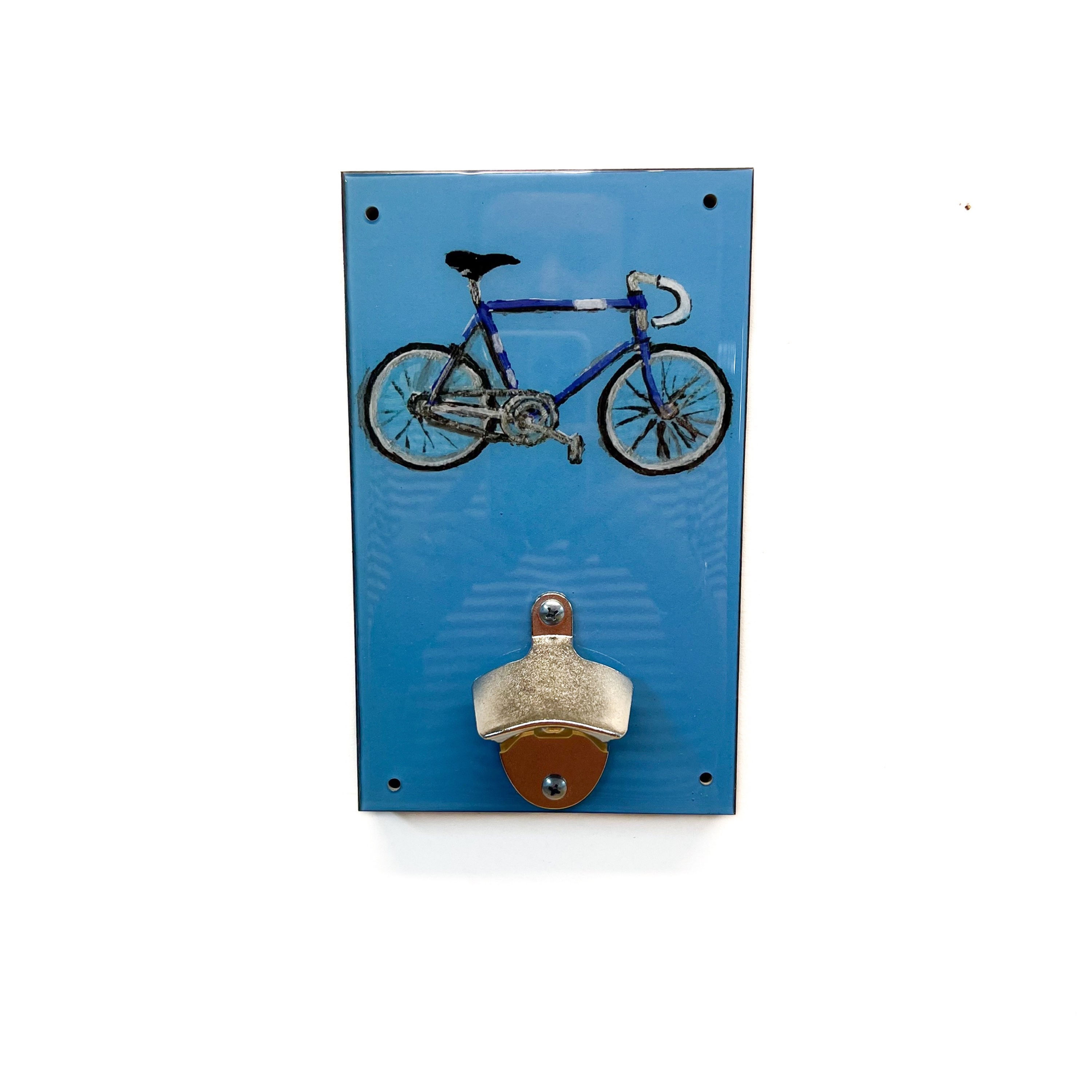 Bike Blue Bottle Opener