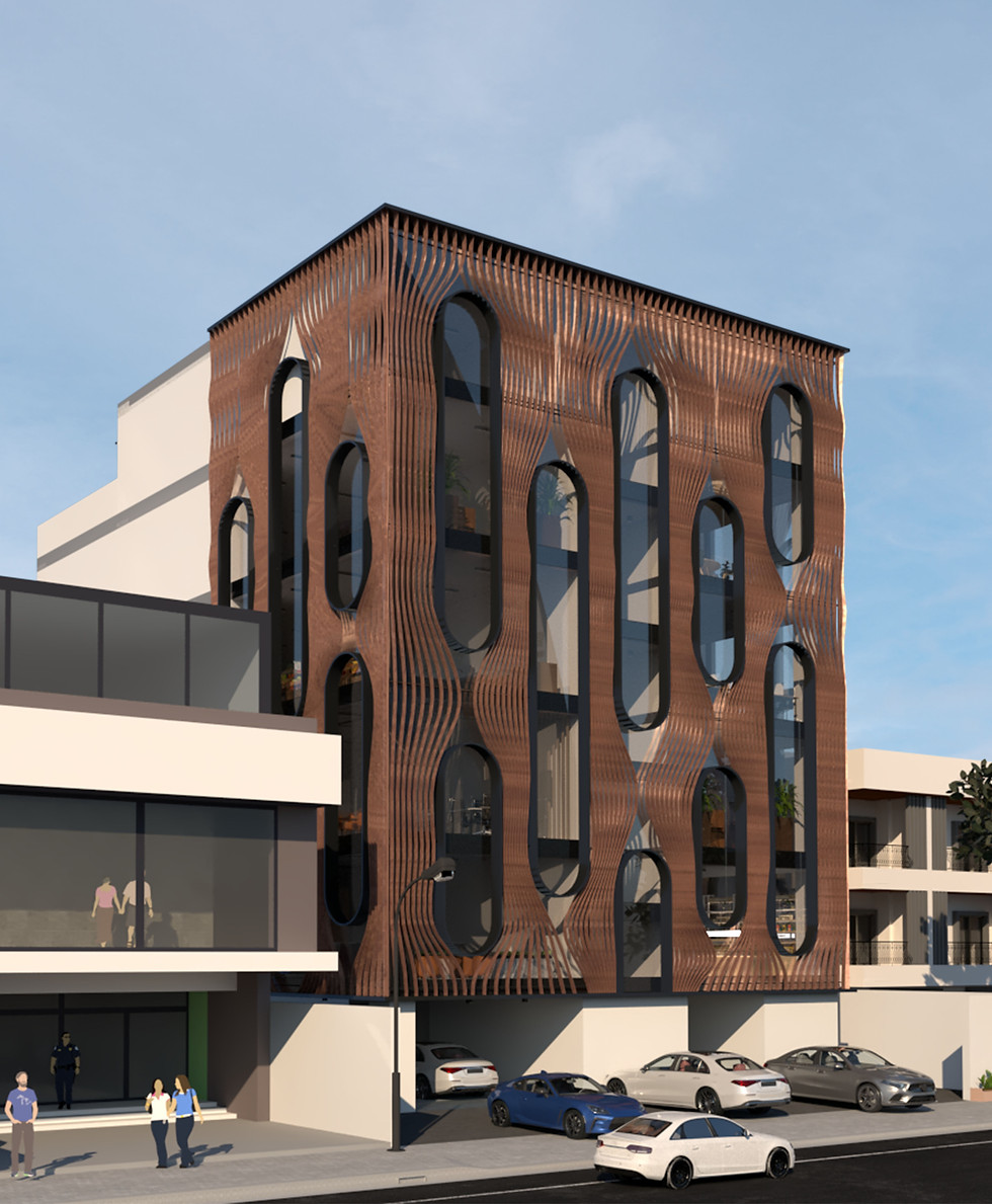 Modern Commercial Residence, Chennai , Parametric Design, Commercial Residence