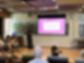 A picture of Limor in a lecture