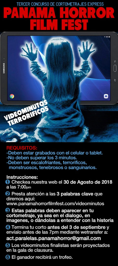 El concurso de videominutos terroríficos vuelve...
