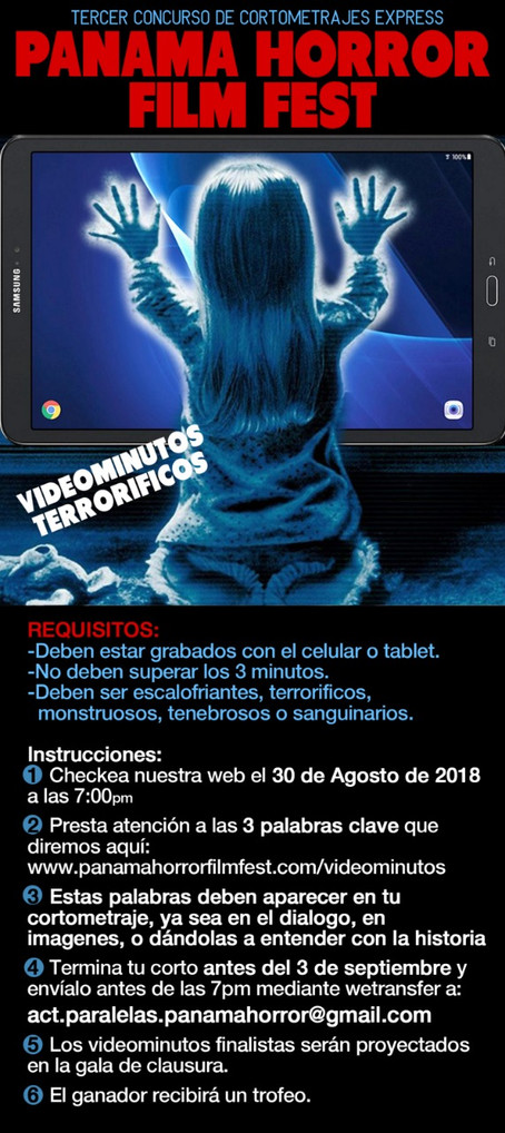 El concurso de videominutos terroríficos vuelve...