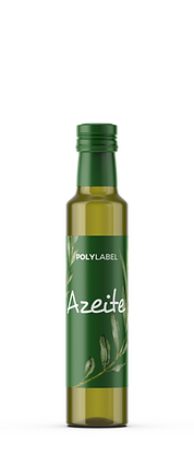 rótulo plástico azeite
